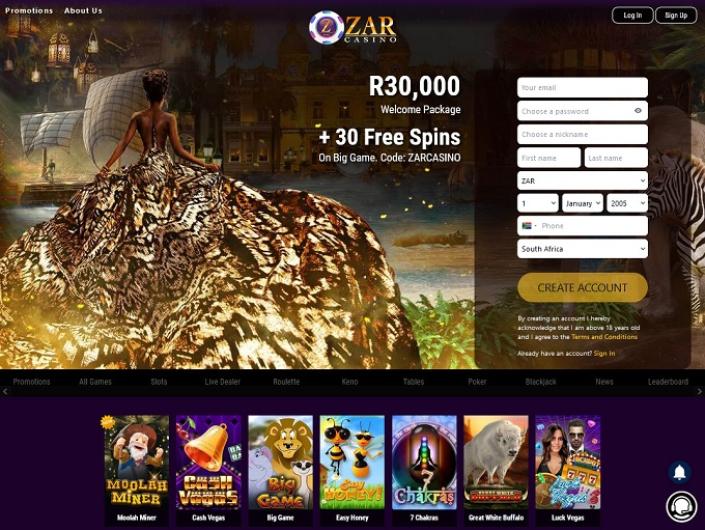 Win Big with Zar Casino Slots Real Money Instant Payouts