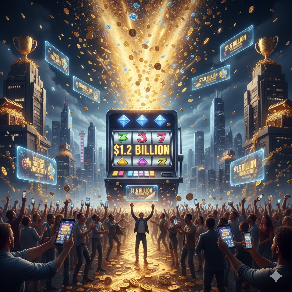 largest progressive jackpot wins online